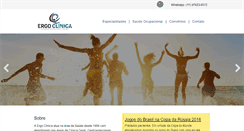 Desktop Screenshot of ergoclinica.com.br